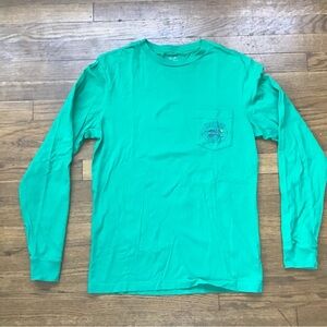 Vineyard Vines Green Christmas Sail Tee